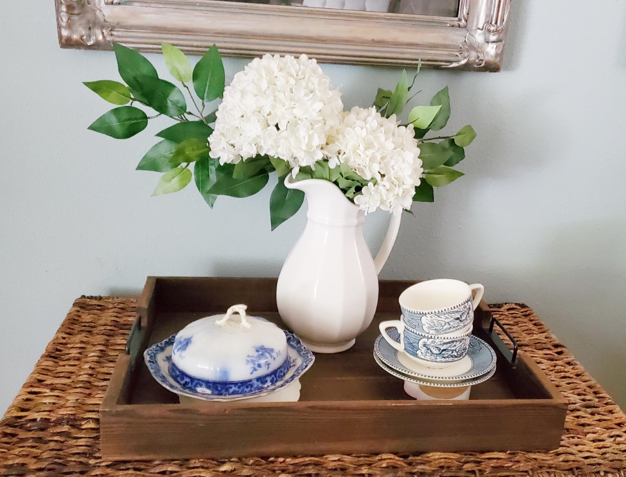How to Style Vintage Ironstone in Your Home
