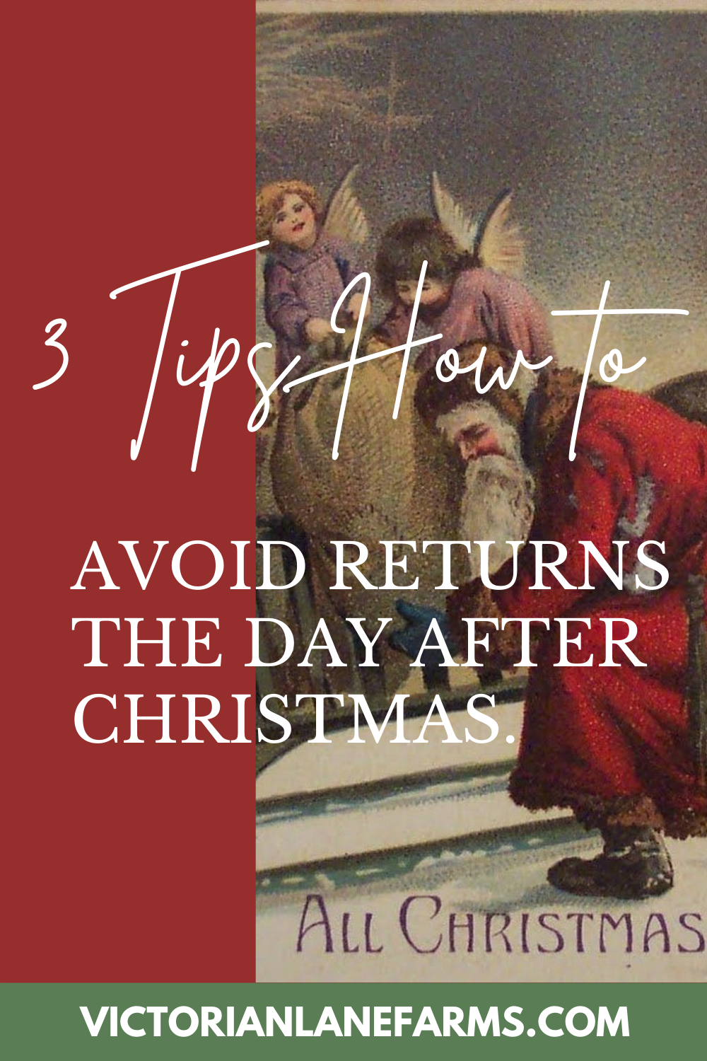 3 tips how to avoid returns after Christmas | Includes gift ideas.