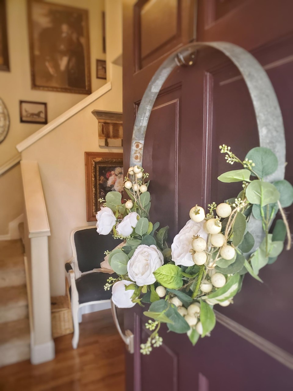 10 Easy Steps to Make a Spring Barrel Ring Wreath