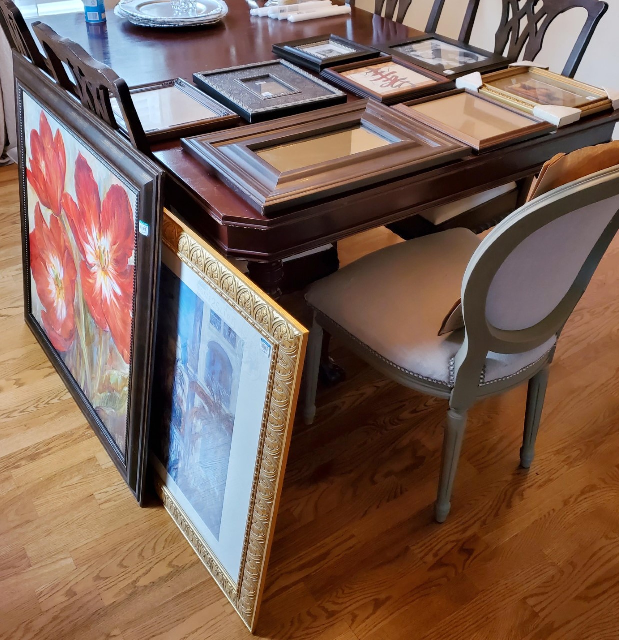 Collection of Goodwill frames for cheap.