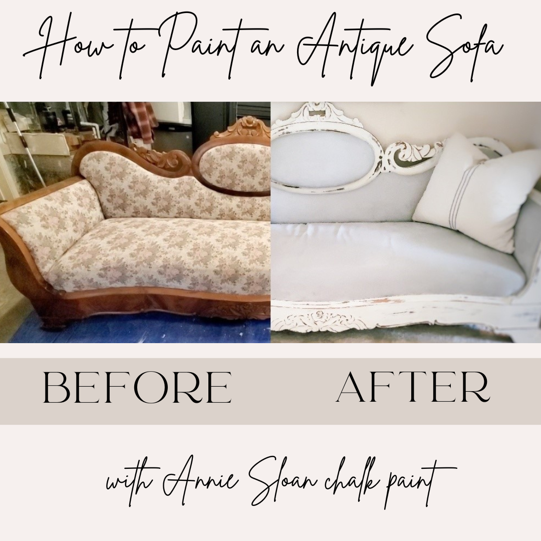 How to Makeover a Victorian Antique Sofa