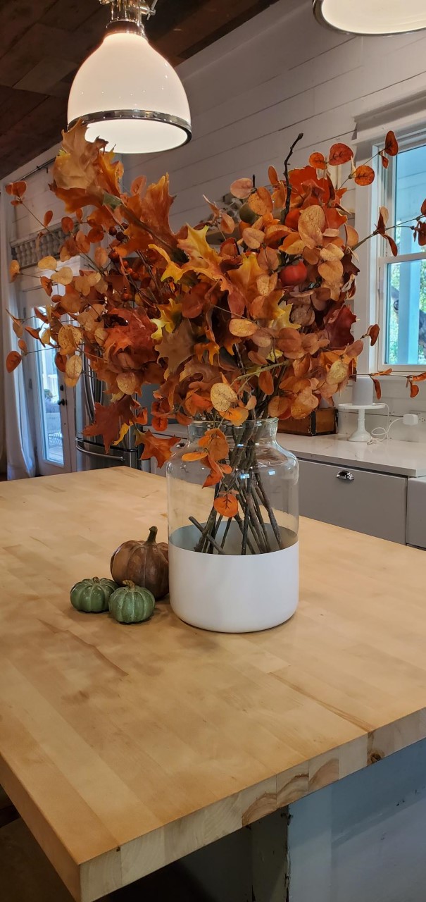 Fall home decor at My 100 Year Old Home.