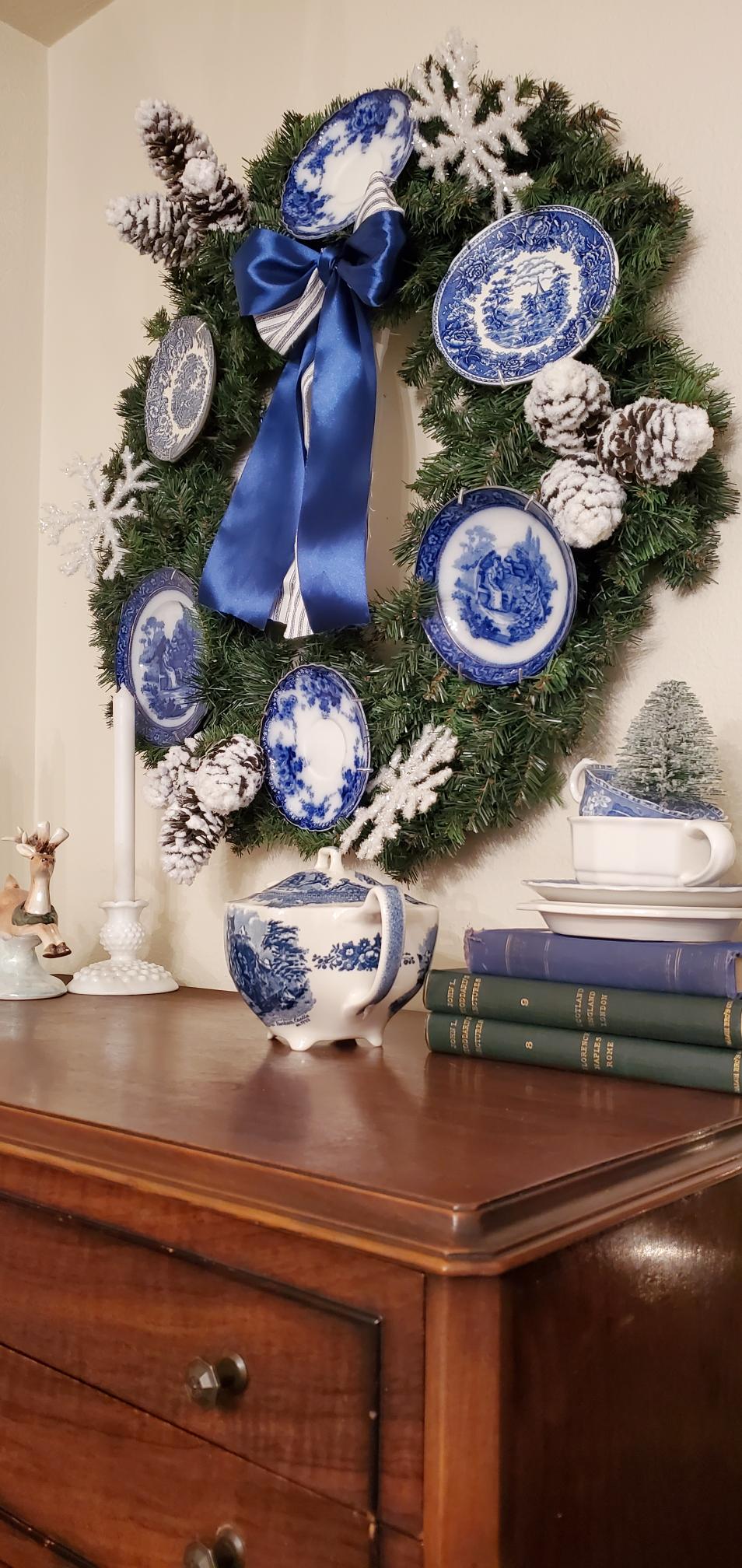 Beautiful Vintage Christmas Wreath Tutorial