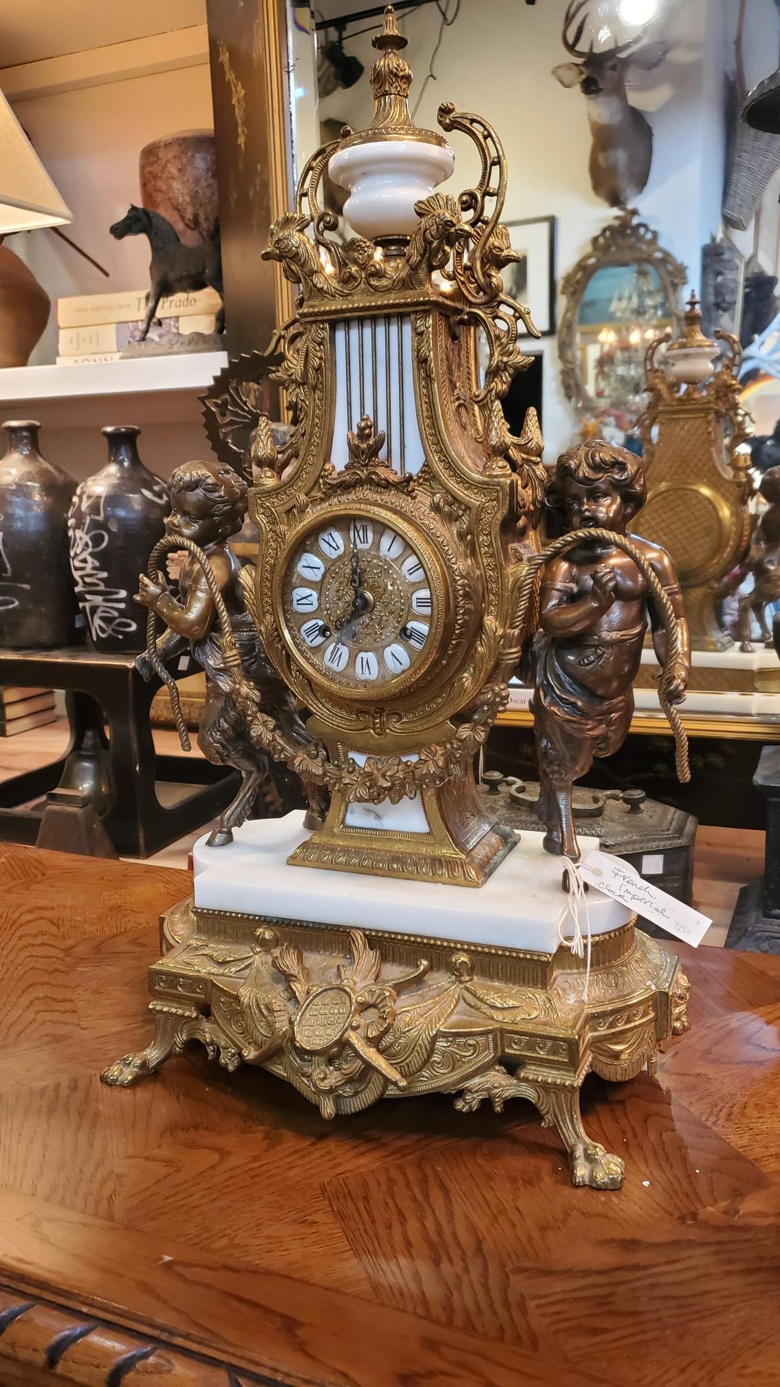 Antique French Imperial Clock.