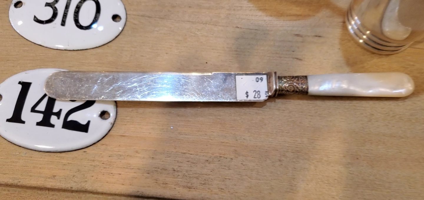 Mother of pearl antique knife.